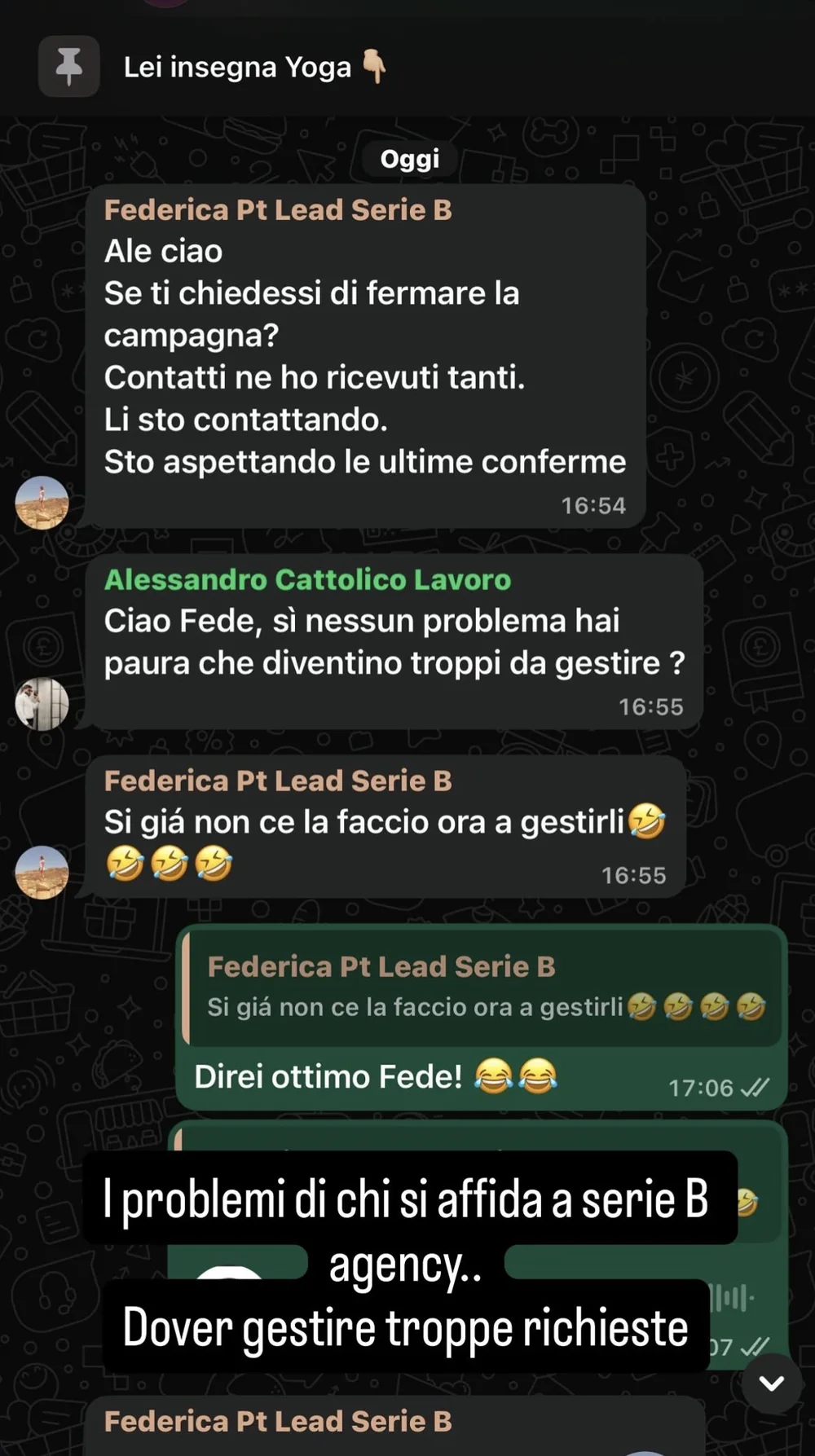 Federica · Le richieste