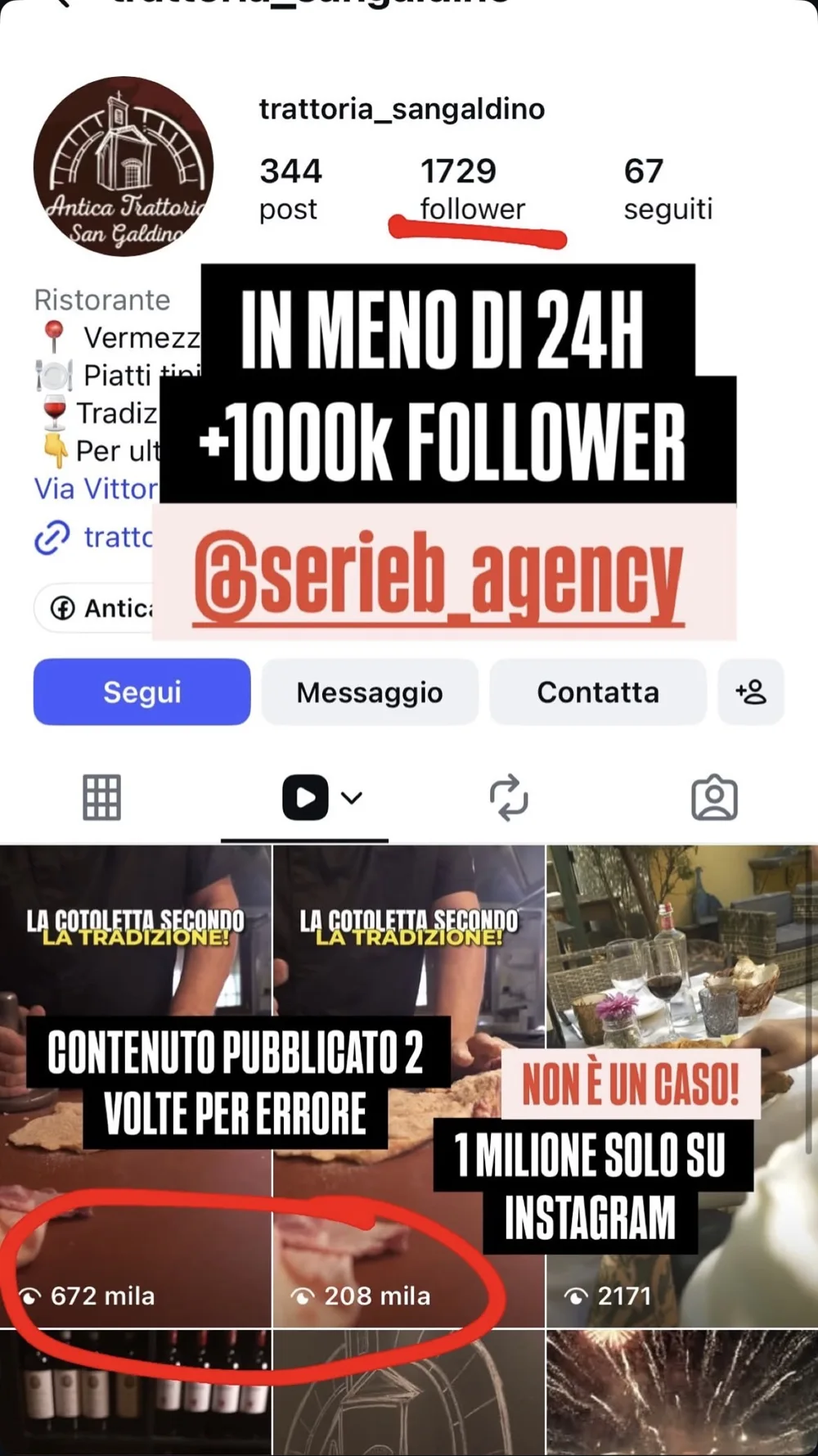 Trattoria Sangaldino · I follower