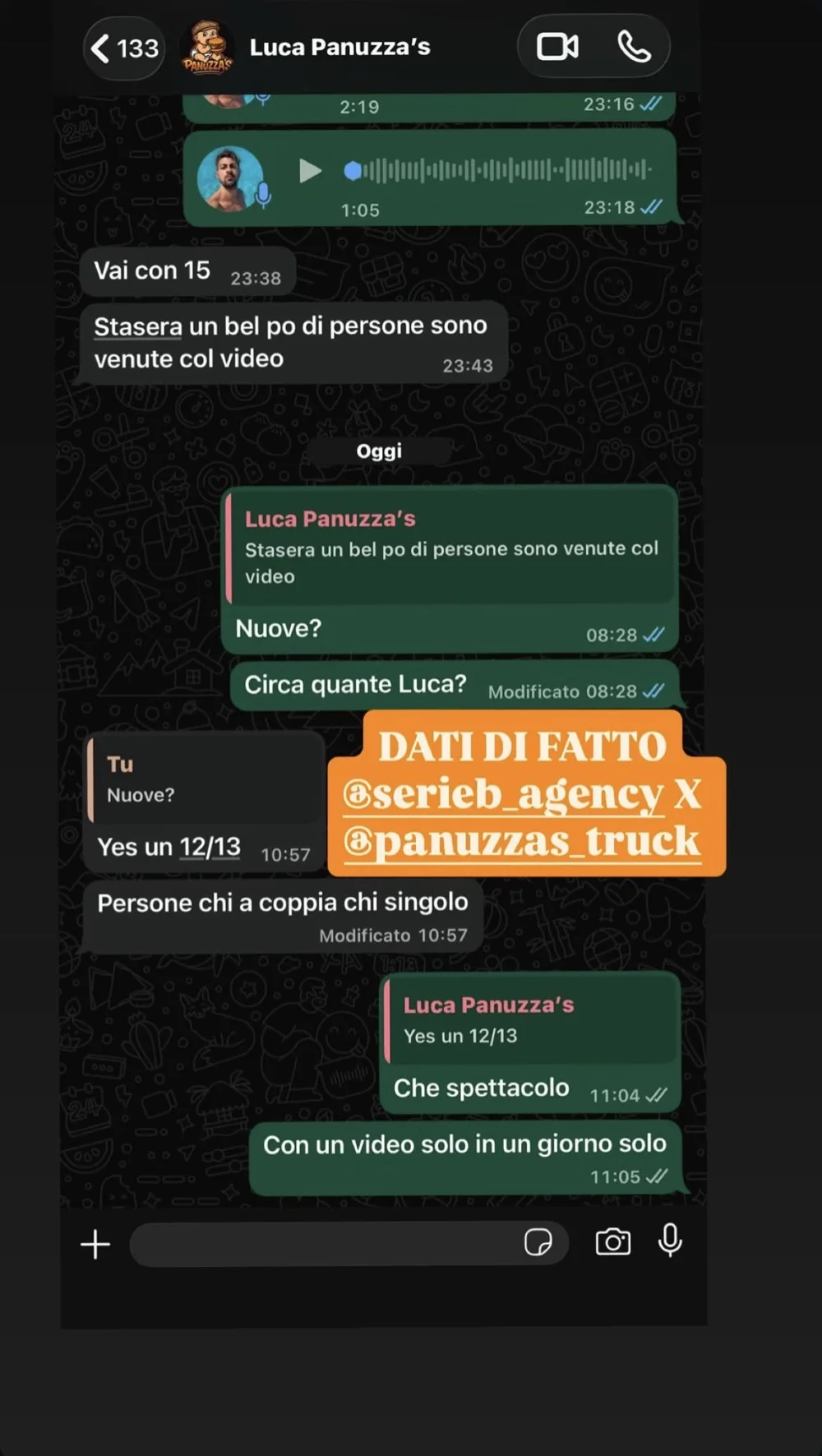 Panuzza’s Truck · I nuovi clienti