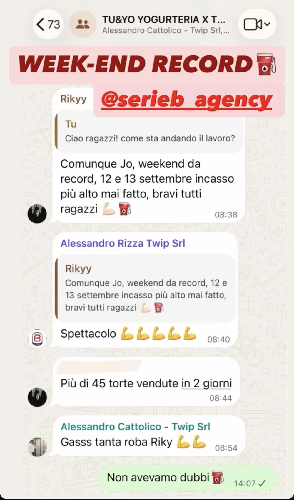 TU&YO · Il weekend